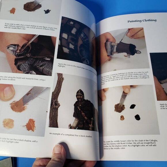 Painting Small Figures Ancient & Medieval Warriors  Mike Davidson PB Book - Picture 10 of 11